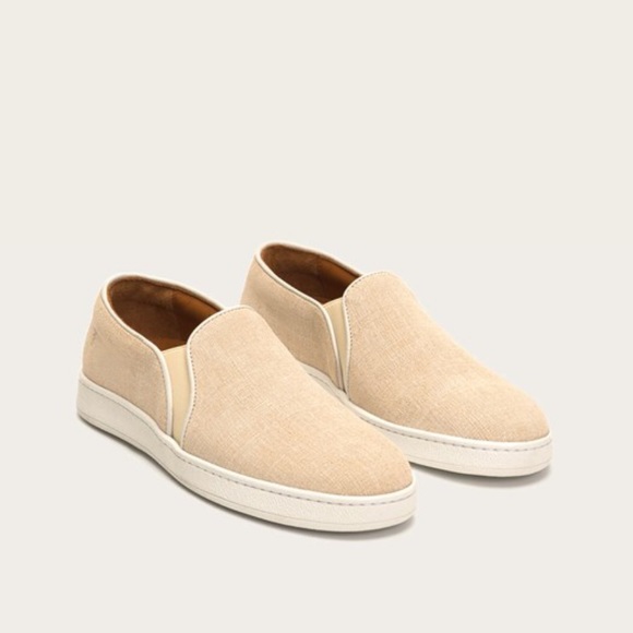 Frye Shoes - NEW • Frye • Alexis Slip On Sneakers Beige 7